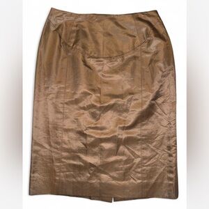 Yves Saint Laurent Rive Gauche Bronze Skirt
